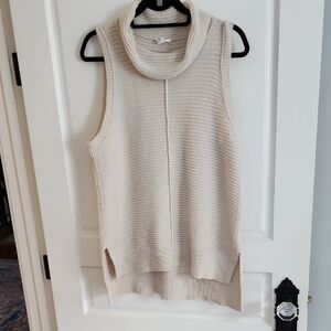 Tribal Cream Sleeveless Tunic